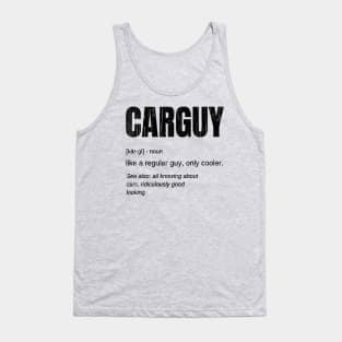 Carguy Definition // Black Tank Top